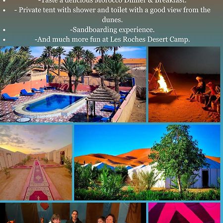 Les Roches Desert Camp เมอร์ซูกา ภายนอก รูปภาพ