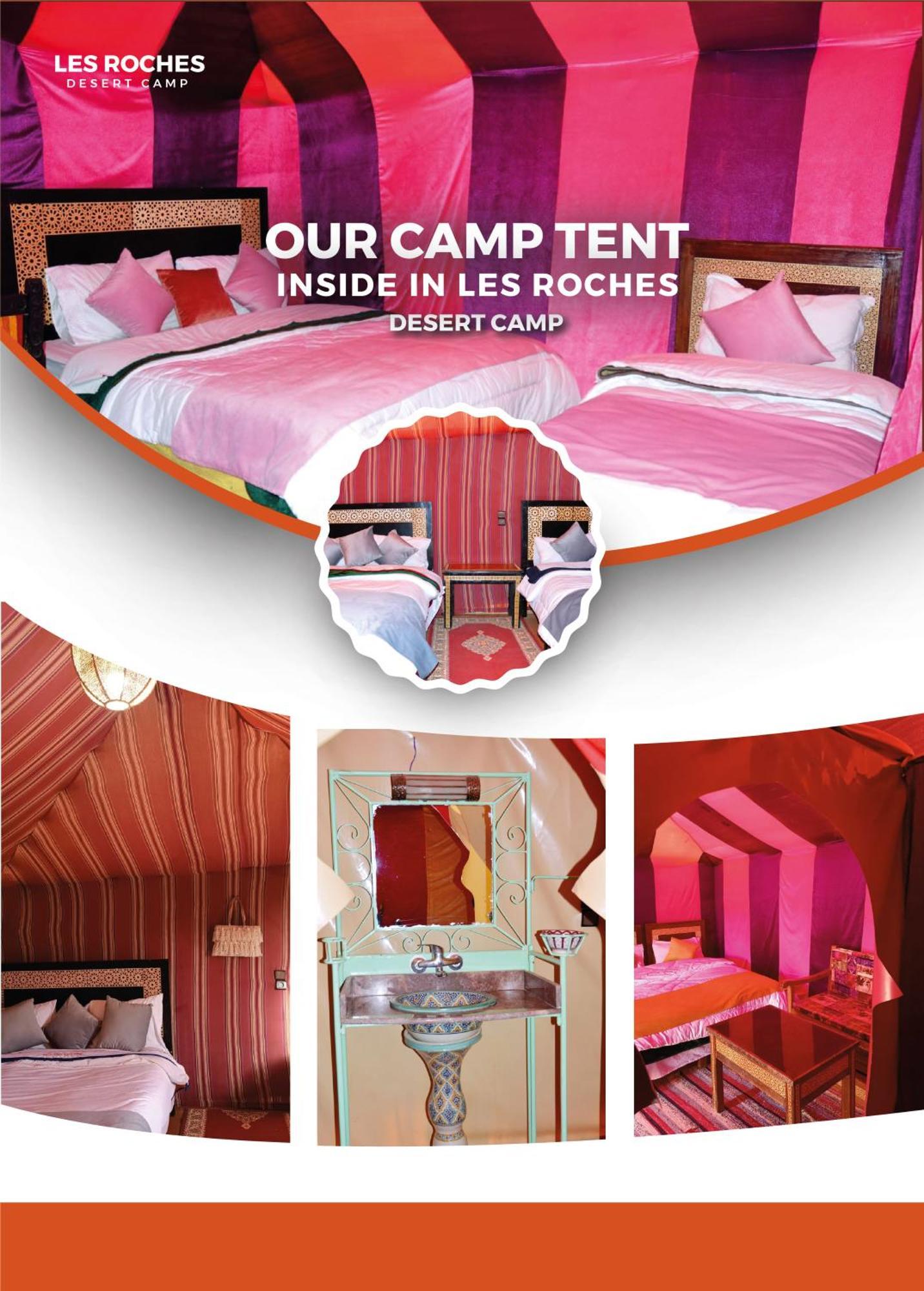 Les Roches Desert Camp เมอร์ซูกา ภายนอก รูปภาพ